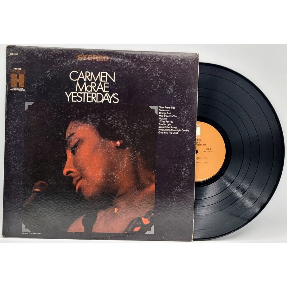 CARMEN MCRAE - YESTERDAYS - JAZZ LP